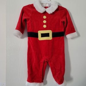 First Impressions Infant 6-9M Santa Costume Pajama Christmas